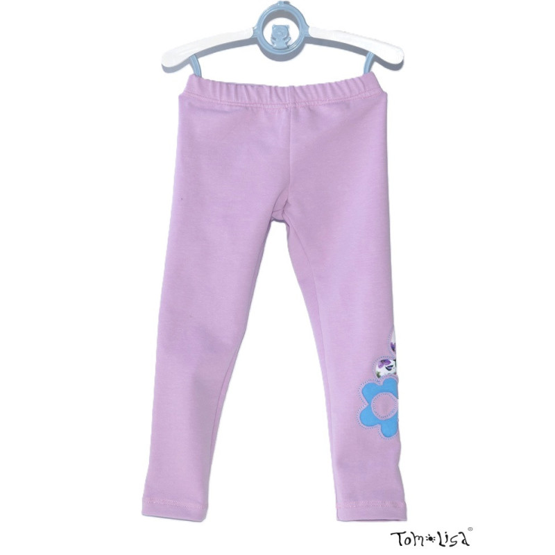 Leggins, 100% bomuld, Normal Livhøjde, Mønster: Blomstre, fra Tom&Lisa