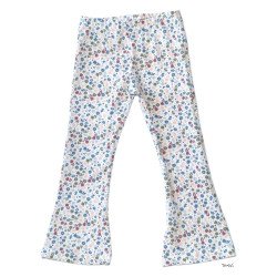 Bootcut, 100% bomuld, Normal Livhøjde, Mønster: Blomstre, fra Tom&Lisa