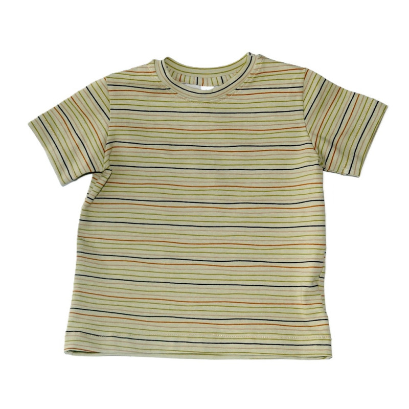 T-shirt, oliven grøn i 100% bomuld, fra Tom&Lisa