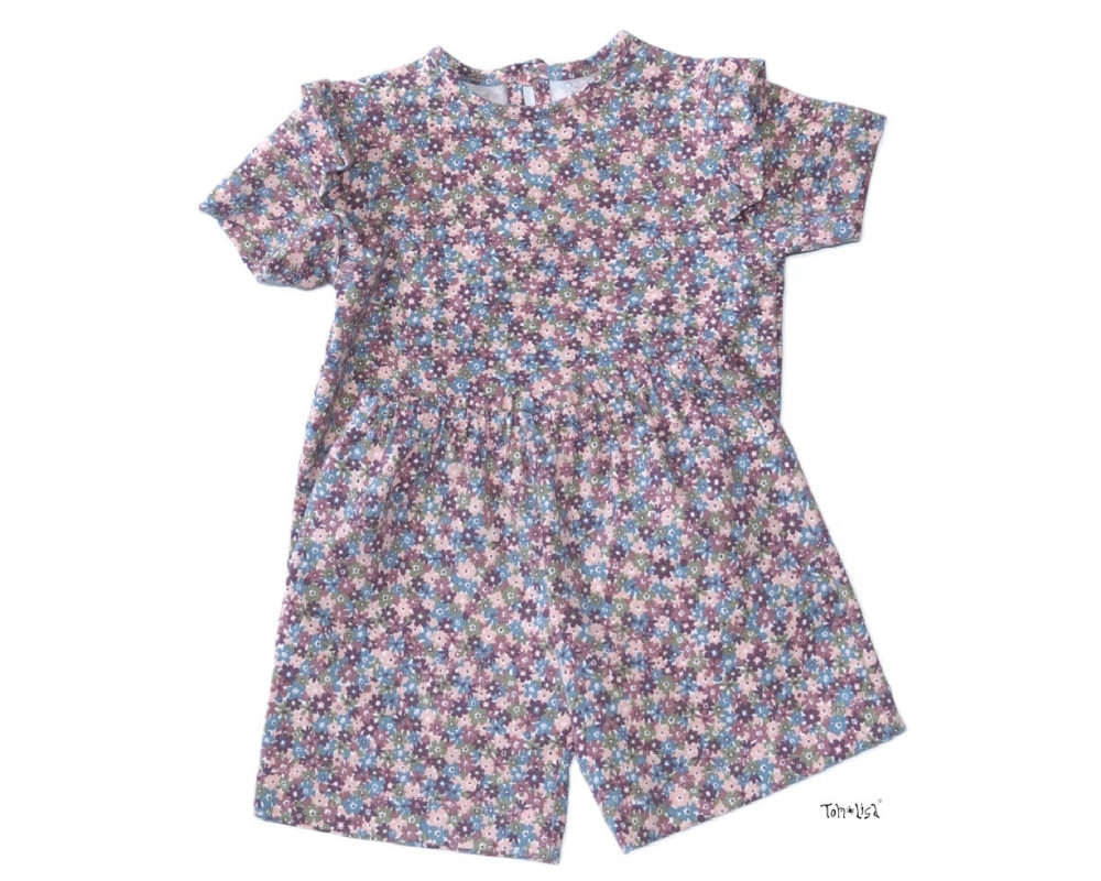 2-delt sæt, T-shirt og shorts med både i 100% bomuld, fra Tom&Lisa