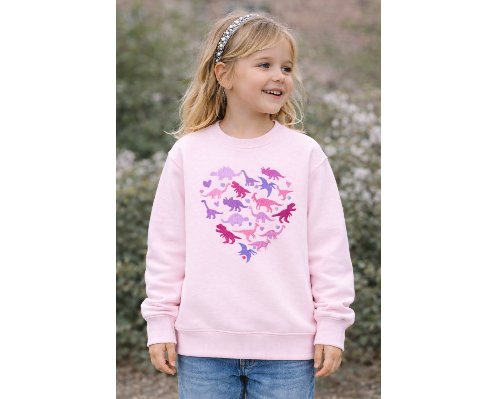Langærmet sweatshirt med dinosaurer fra Tom&Lisa