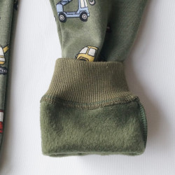 Børne Gravemaskinesæt - Olivengrøn Bukser